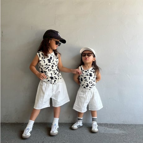 【即納】leopard tanktop（送料込）