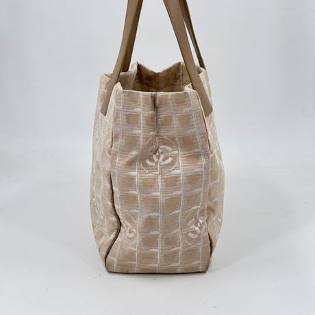 CHANEL ニュートラベルライン ナイロン ジャカード キャンバス トートバッグ
