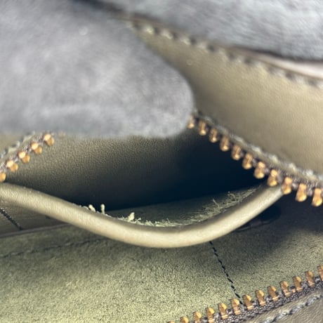COACH オールドコーチ グリーン フルグレインレザー ハンドバッグ