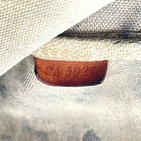 LOUIS VUITTON ポシェットアクセソワール ダミエアズール キャンバス ホワイト ハンドバッグ ポーチ N41207