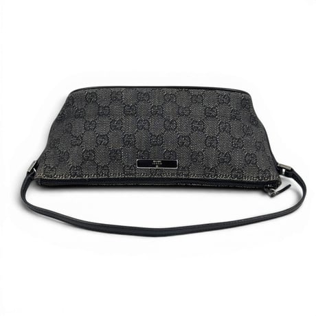 GUCCI ポシェット アクセサリーポーチ GGキャンバス グレー 07108 2123