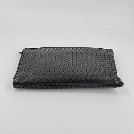 BOTTEGA VENETA イントレチャート エナメル グレー ビジネスバッグ