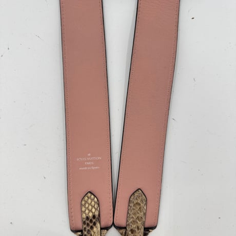 LOUIS VUITTON ショルダーストラップ パイソン 蛇皮