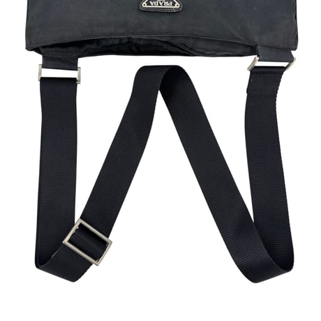 PRADA テスートナイロン ブラック ショルダーバッグ ヴィンテージ VA0220