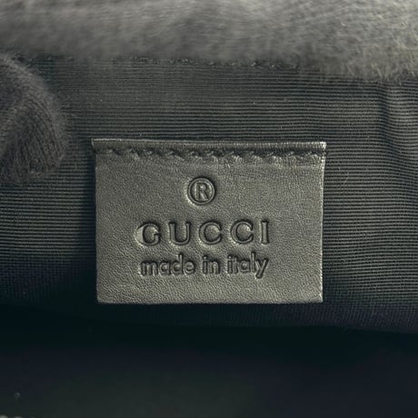GUCCI ポシェット アクセサリーポーチ GGキャンバス グレー 07108 2123