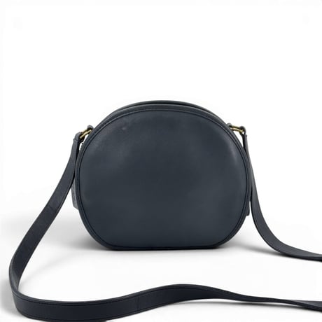 COACH カンタベリー レザー ブラック サークル ショルダーバッグ 343