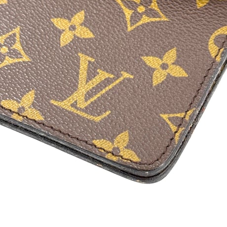 LOUIS VUITTON ダブルラバット モノグラムキャンバス 旧型ショルダーバッグ M51815