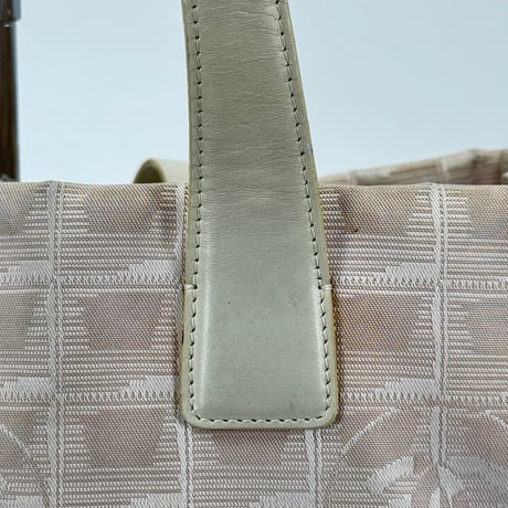 CHANEL ニュートラベルライン ナイロン ジャカード キャンバス トートバッグ