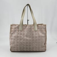 CHANEL ニュートラベルライン ナイロン ジャカード キャンバス トートバッグ