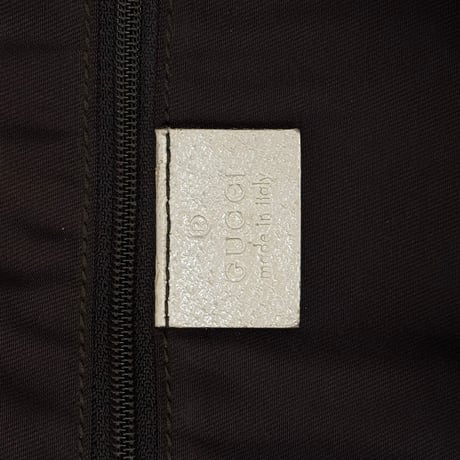 GUCCI GGキャンバス シェリライン ベージュ×ホワイト トートバッグ 163805 213048