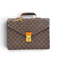 LOUIS VUITTON モノグラムキャンバス セルヴィエット・コンセイエ ビジネスバッグ M53331