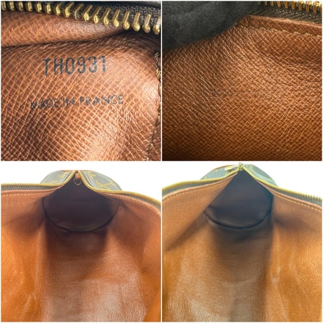 LOUIS VUITTON パピヨン30 モノグラムキャンバス ブラウン 旧型 筒形 ハンドバッグ M51385