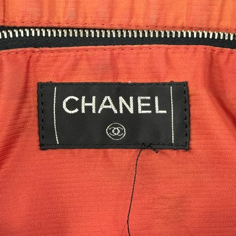 CHANEL オールドトラベルライン ナイロントートバッグMM ブラック スクエア