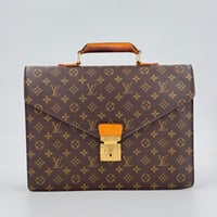 LOUIS VUITTON セルヴィエット・コンセイエ モノグラムキャンバス ハンドバッグ M53331