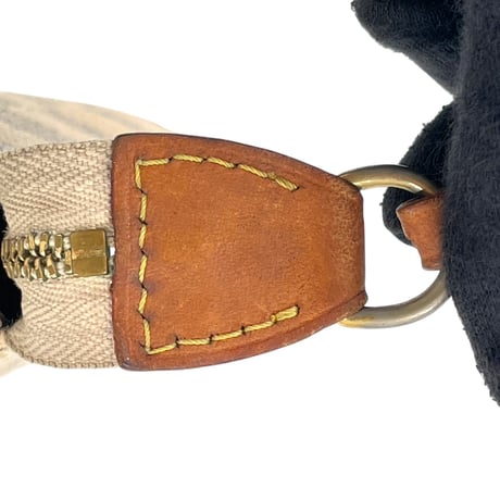 LOUIS VUITTON ポシェットアクセソワール ダミエアズール キャンバス ホワイト ハンドバッグ ポーチ N41207