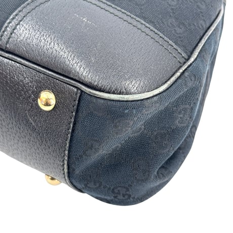 GUCCI プリンシー GGキャンバス エクリプス トートバッグ ブラック シェリーライン リボン 163805