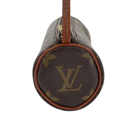 LOUIS VUITTON パピヨン30 モノグラムキャンバス ブラウン 旧型 筒形 ハンドバッグ M51385