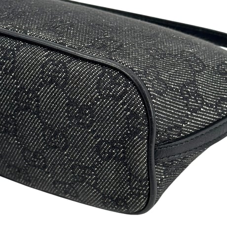 GUCCI ポシェット アクセサリーポーチ GGキャンバス グレー 07108 2123