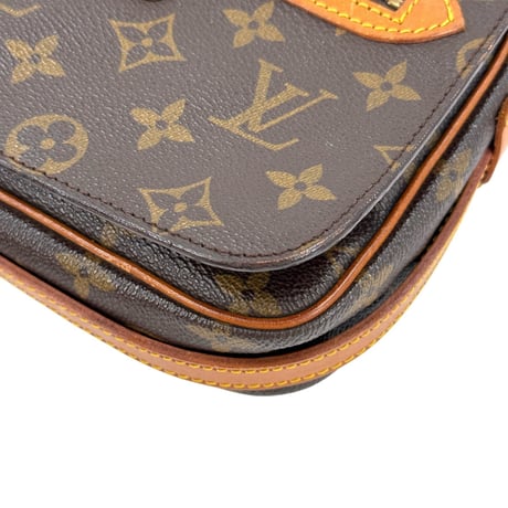 LOUIS VUITTON サンジェルマン23 モノグラムキャンバス ブラウン フラップ ショルダーバッグ M51210
