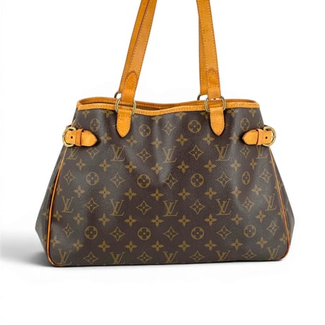 LOUIS VUITTON バティニョール ホリゾンタル モノグラム キャンバス ブラウン トート M51154