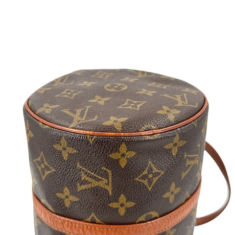 LOUIS VUITTON パピヨン30 モノグラムキャンバス ブラウン 旧型 筒形 ハンドバッグ M51385
