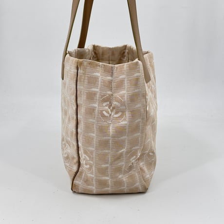 CHANEL ニュートラベルライン ナイロン ジャカード キャンバス トートバッグ