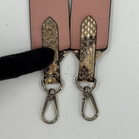 LOUIS VUITTON ショルダーストラップ パイソン 蛇皮