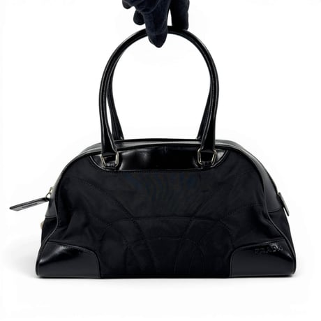 PRADA ボウラーバッグ テスートナイロン ブラック ボウリングバッグ ハンドバッグ