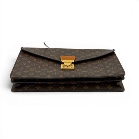 LOUIS VUITTON モノグラムキャンバス セルヴィエット・コンセイエ ビジネスバッグ M53331