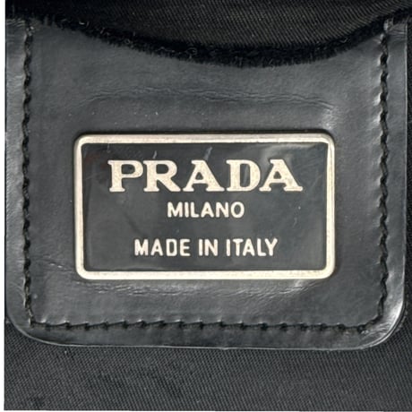 PRADA テスートナイロン ブラック ショルダーバッグ ヴィンテージ VA0220