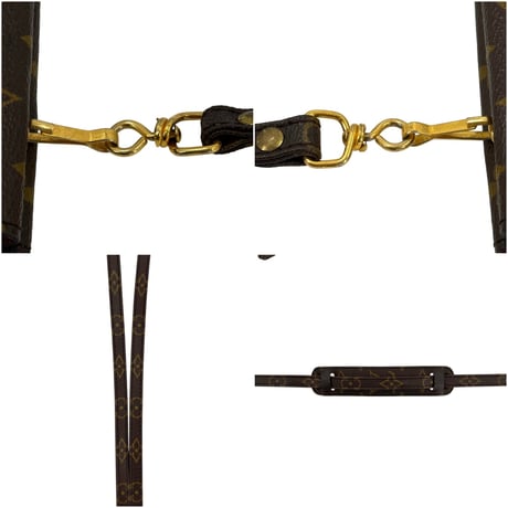LOUIS VUITTON ダブルラバット モノグラムキャンバス 旧型ショルダーバッグ M51815