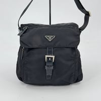 PRADA ミラノ テスートナイロン ブラック ショルダーバッグ
