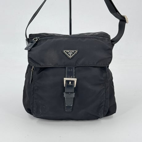 PRADA ミラノ テスートナイロン ブラック ショルダーバッグ