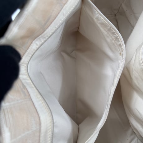 CHANEL ニュートラベルライン ナイロン ジャカード キャンバス トートバッグ