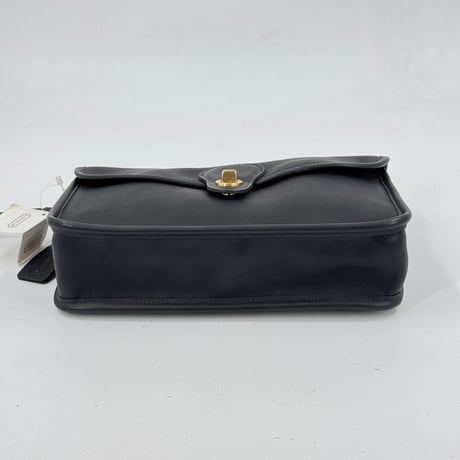 COACH オールドコーチ ブラック ハンドクラフト レザー クラッチバッグ