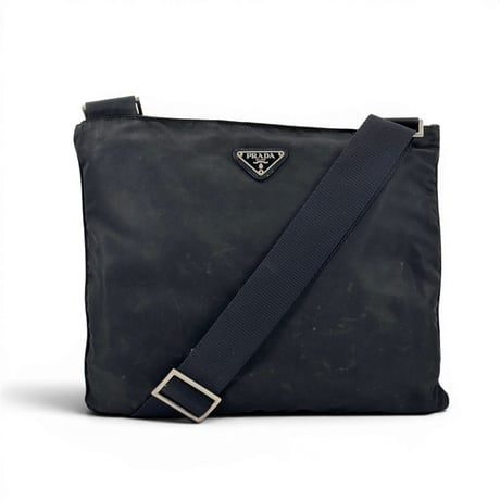 PRADA テスートナイロン ブラック ショルダーバッグ ヴィンテージ VA0220