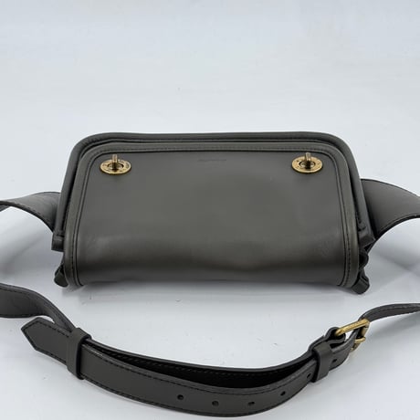 COACH オールドコーチ グリーン フルグレインレザー ハンドバッグ