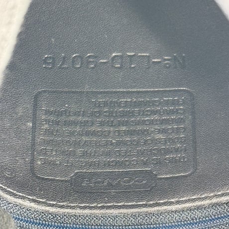 COACH オールドコーチ レザーショルダーバッグ ネイビー ブラック グラブタン