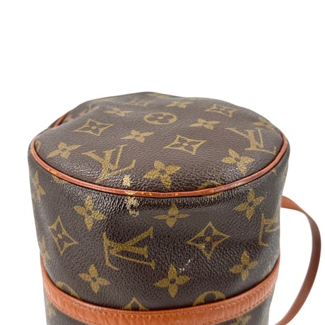 LOUIS VUITTON パピヨン30 モノグラムキャンバス ブラウン 旧型 筒形 ハンドバッグ M51385