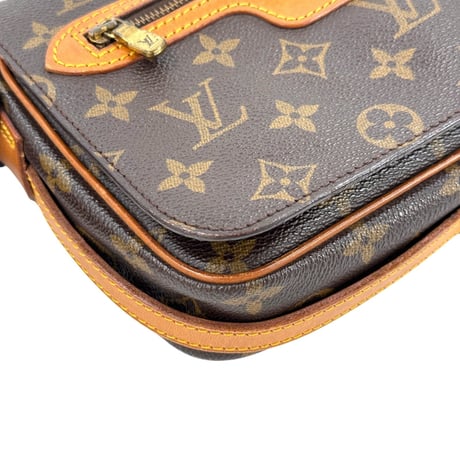 LOUIS VUITTON サンジェルマン23 モノグラムキャンバス ブラウン フラップ ショルダーバッグ M51210
