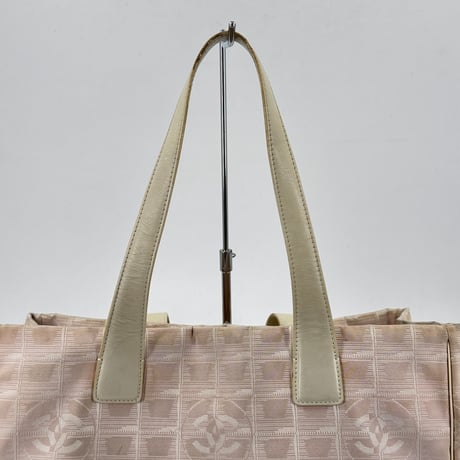 CHANEL ニュートラベルライン ナイロン ジャカード キャンバス トートバッグ