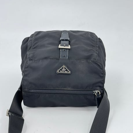 PRADA ミラノ テスートナイロン ブラック ショルダーバッグ