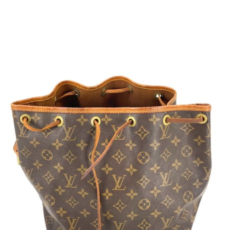 LOUIS VUITTON プチ・ノエ モノグラムキャンバス ブラウン 巾着 ショルダーバッグ M42226