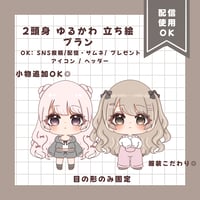 2頭身 ゆるかわ 立ち絵プラン