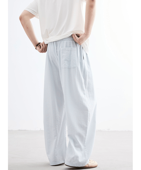Front Pleated Wide Easy Pants / 3color
