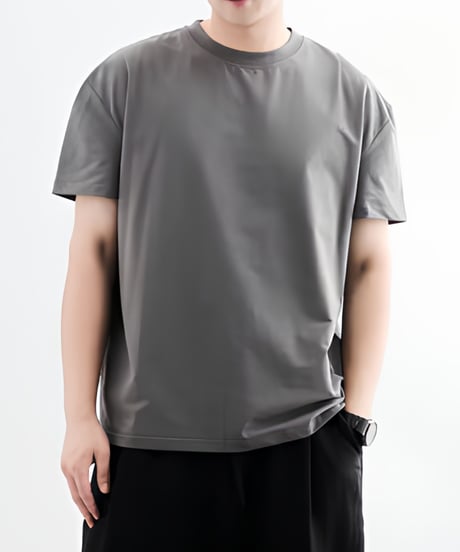Relaxed Fit Essential Crew Tee / 5color