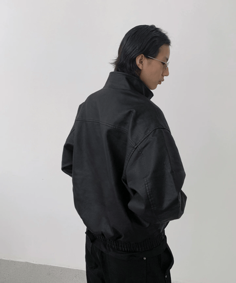 Boxy Leather Jacket