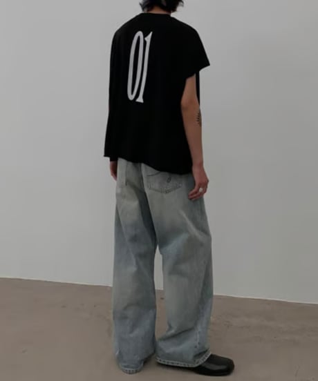WAVE Graphic Loose Sleeveless Tee  / 2color