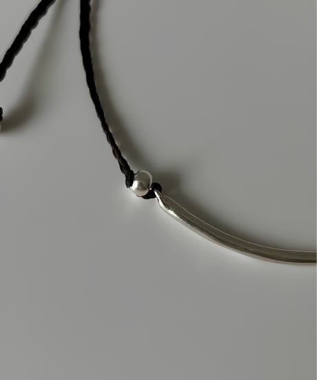 S925 Vintage Silver Gemstone Cord Bracelet