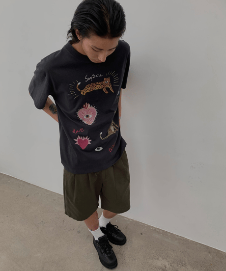 Ease Cotton Lyocell Wide Shorts / 2color